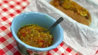 GERMAN CABBAGE RELISH!!  PERFECT ON YOUR BRAT!  RETRO RECIPE!