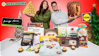 PROVAMOS os DOCES de NATAL dos SUPERMERCADOS