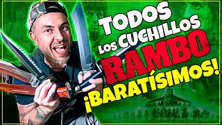 😱 UNBOXING ÉPICO! TODOS LOS CUCHILLOS DE RAMBO🔪  LOW COST💲!!