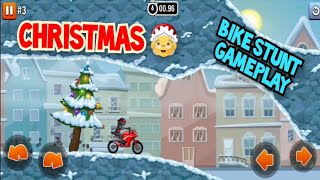 Moto X3M Bike Race Game | Christmas Winter Complete Levels Game | Moto X3M Racing Android Gameplay