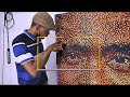 making of the first push pin art in africa