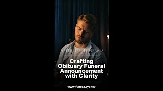 Crafting Obituary Funeral Announcement with Clarity