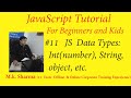 #11 JavaScript Data Types
