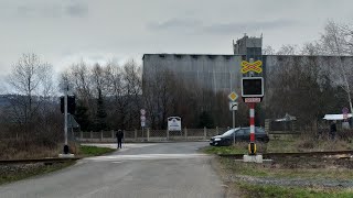 Železniční přejezd Ostroměř #1 / 28.12.2020 / Czech railroad crossing