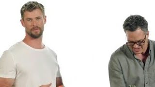 Chris Hemsworth & Mark Ruffalo Carv Pumpkins! 😂 [Thor Ragnarock]