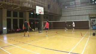 20130630孚瑪FUMA Badminton XD P+阿國VS雅萱+阿傑2