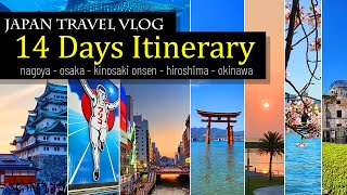 Japan Itinerary 14 days | Nagoya - Osaka - Kinosaki Onsen - Hiroshima - Miyajima - Okinawa