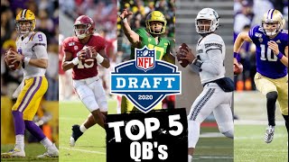2020 NFL Draft Prospect Rankings: Quarterbacks | Blitzalytics Top 5 Draft Prospect Series