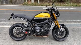 リョウゾー　大先輩のXSR900 アクラポビッチマフラー