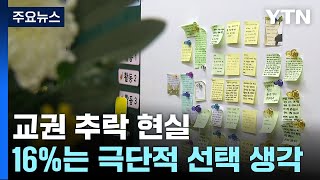 교사 3명 중 2명 언어폭력 경험...16%는 극단선택 생각도 / YTN