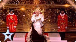 The Queen dishes out a Royal roasting! | Semi-Finals | BGT 2019