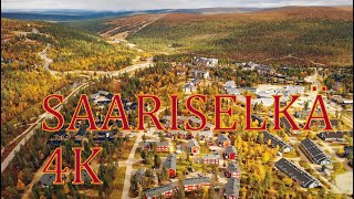 Saariselkä FINLAND 4K Aerial Scenery *Autumn beauty