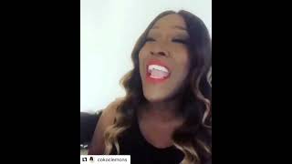 Coko from SWV gives an acapella version of 'Rain'