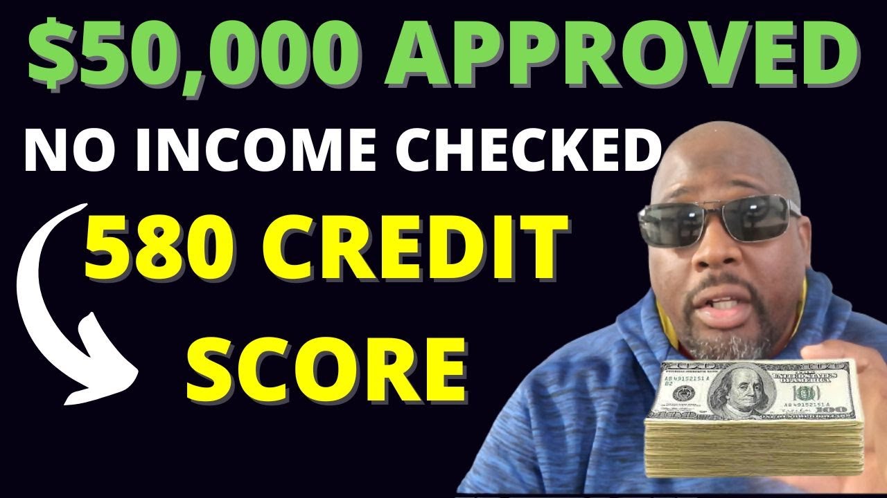 $50000 Business Loan For Poor Credit! Only 580 FICO Score! No Income ...