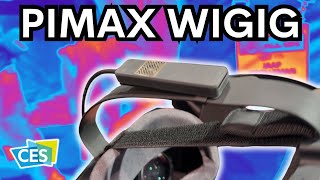 CES 2024 - How Good Is The Pimax Chrystal Wigig Module? Finally Wireless Freedom For Crystal?