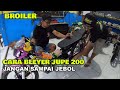 BELAJAR NGEGAS SLEEP ENGINE 200CC ala Mas Pans BROILER - JANGAN TERLALU EKSTREAM NANTI BISA JEB0L