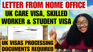 UK VISAS UPDATES! UK CARE, SKILLED WORKER \u0026 STUDY VISA PROCESSING \u0026 DOCUMENTS REQUIRED FOR UK VISAS