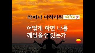 [67]라마나 마하리쉬.    어떻게 하면 나를 깨달을수 있는가