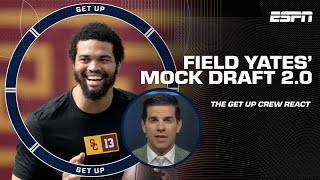 Field Yates' Mock Draft 2.0 STACKED QB LINEUP: Williams, Maye, Daniels & McCarth