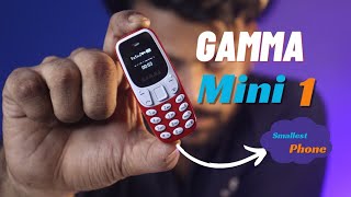 Unboxing and Review of the Gamma Mini 1 - The Smallest Phone!