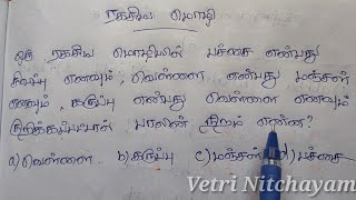 ரகசிய மொழி | TNUSRB Psychology Important Questions