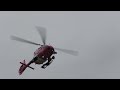 helicopter rescue training with mbb bk117 rega helicopter hb zqg at grenchen airport switzerland