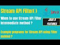 8.2 Java 8 Stream API Filter method |filter method examples | How to use the filter in stream API