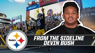 Devin Bush on having fun competing in his first game | Pittsburgh Steelers
