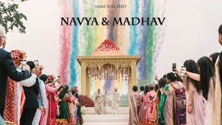 Navya \u0026 Madhav || Same Day Edit || The Oberoi Sukhvilas ||