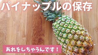 【パイナップルの保存】〇〇するとおいしく長持ちします！（島本美由紀の保存から食品ロス削減）