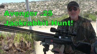 Air Venturi Avenger .25 Air Rifle out on a Jackrabbit Hunt