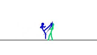 Stickfigure animation: combo
