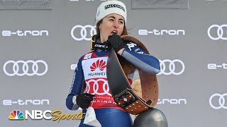 Sofia Goggia wins in Crans-Montana for third-straight FIS World Cup downhill victory | NBC Sports