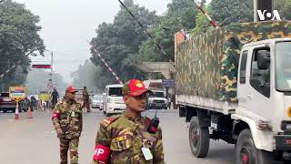 Bangladesh Deploys Army to Keep Peace Ahead of Sunday's Election | VOA News