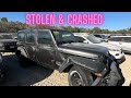 SOMEONE STOLE & CRASHED OUR JEEP!!