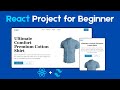 React Project for Beginners | Product Landing Page React + Tailwind CSS