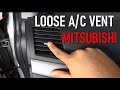 DIY Fix Loose Floppy Air Vents - Mitsubishi Lancer / Proton Inspira