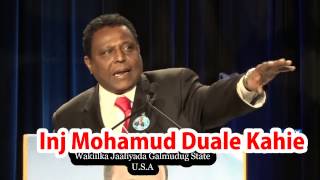 KHUDBADII  iNJ  MOHAMUD DUALE KAHIE - WAKIILKA JAALIYADA GALMUDUG STATE