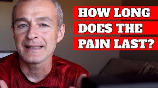 How long does the pain last after a knee replacement?
