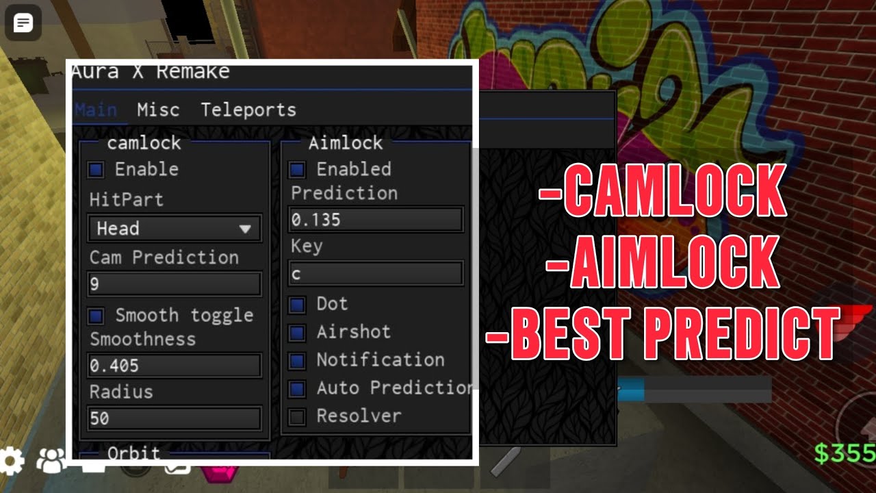 New Op Da Hood Roblox Script Aimlock Cam Lock Cam Prediction Airshot