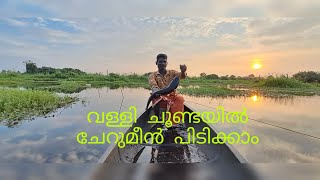 വള്ളി ചൂണ്ടയിൽ ചേറുമീൻ പിടിക്കുന്ന രീതി   🐠 Anglehook fishing 🎣