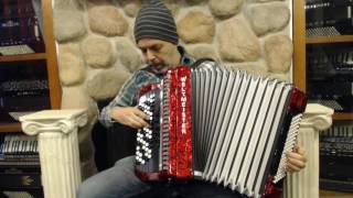 WELTROM703BRD - NEW Red Weltmeister Romance 703 Chromatic Button Accordion LMM 70  96 $2999