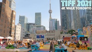 TIFF Bell Lightbox - King St. W - Scotiabank Theatre (Sept. 2021): 4K Walk Downtown Toronto, Canada