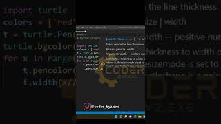 To draw Rainbow Benzene Using Python