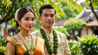 งานแห่นาครอบโบสถ์ | ขบวนแห่ขันหมากงานแต่งงาน | Thailand village life in Hindi and Urdu | phichit