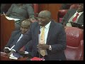 hapa hakuna kurusha mawe senator cheragei clashes with senator olekina in senate