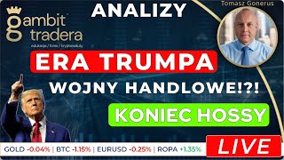 🔴LIVE - ERA TRUMPA - WOJNY HANDLOWE!?! - KONIEC HOSSY - ANALIZY  #btc #kryptomeny #trading #analizy