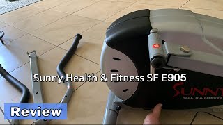 Sunny Health & Fitness Essentials Series Elliptical Machine Cross Trainer Review