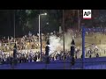 Fires lit at Tel Aviv demo over police chief ouster