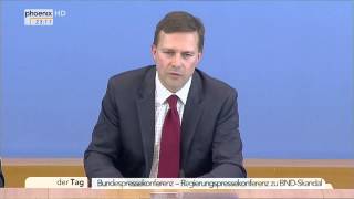 Spionage-Affäre: PK mit Steffen Seibert am 29.04.2015